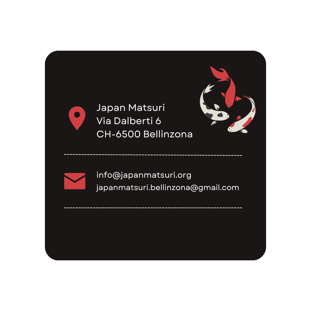 contatti - Japan Matsuri - Festival Giapponese Bellinzona