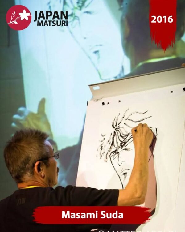 🇮🇹 Facciamo un viaggio nella storia del Japan Matsuri! ✨ 🎨 Masami Suda – maestro dell’anim