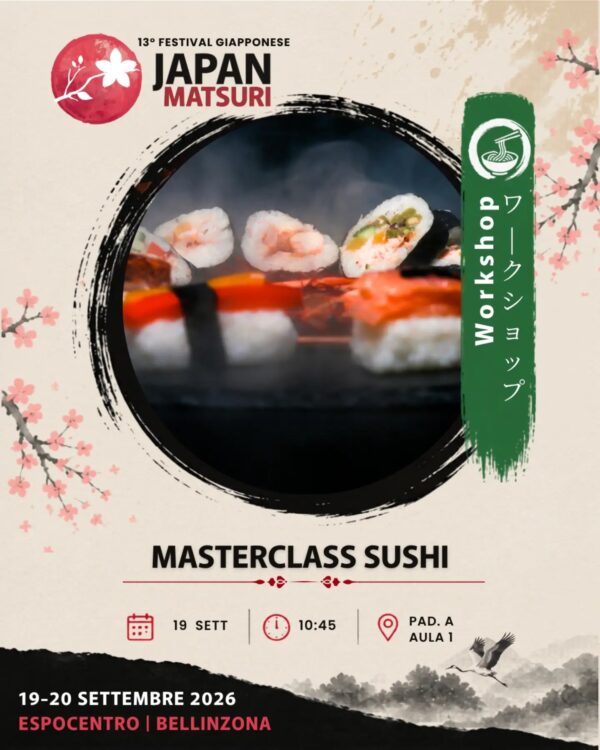 🇮🇹 Masterclass Sushi 🍣 Nigiri, Hosomaki e Uramaki con Philippe Kämpf Scopri l’arte del sus