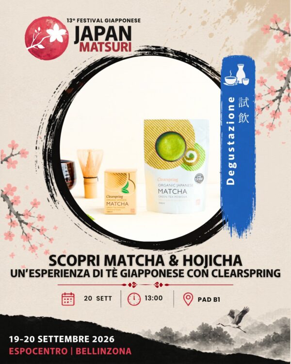 🇮🇹 SCOPRI MATCHA & HOJICHA Un’esperienza di tè giapponese con Clearspring. 🍵 Che tu sia un