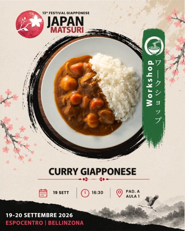 🇮🇹 WORKSHOP DI CURRY GIAPPONESE Scopri i segreti di uno dei piatti più amati della cucina 