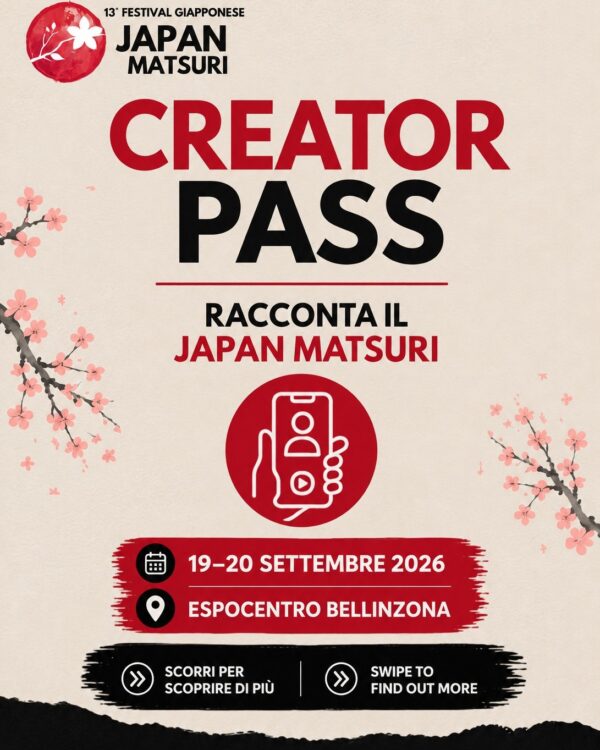 🇮🇹 RACCONTA IL JAPAN MATSURI Sei un creator, influencer o content creator indipendente e v
