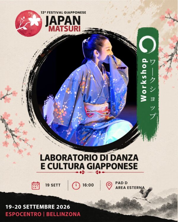 🇮🇹 Laboratorio di danza e cultura giapponese 🇯🇵✨ Scopri la cultura giapponese attraverso i