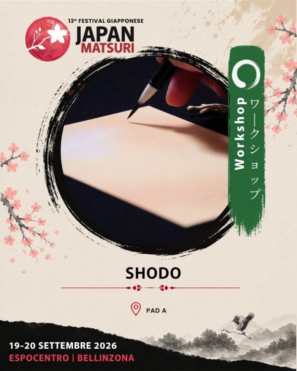 SHODŌ – Camelia Club 🇮🇹 Prova l’arte della calligrafia giapponese! 🖌️ Durante il workshop 