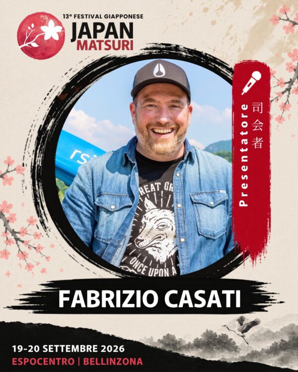 🇮🇹 Fabrizio Casati torna sul palco del Japan Matsuri! 🎤 Il noto conduttore radiotelevisivo